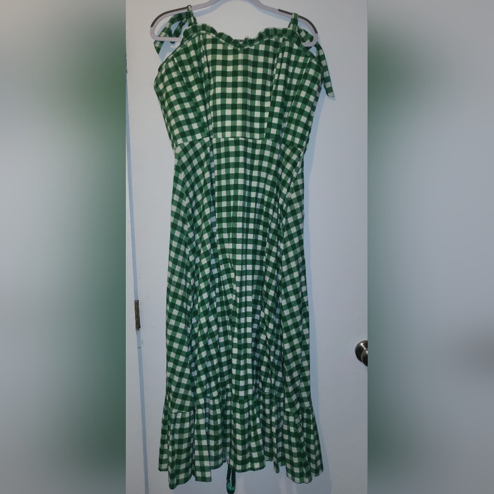 Corset Story dress, green, 38"waist worn once